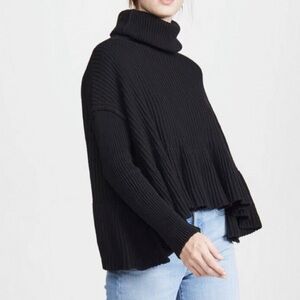 Free People Layer Cake Sweater Black